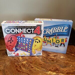 Unused Connect 4 and Jr. Scrabble